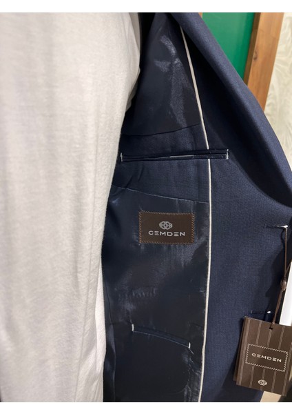 Erkek Siyah Regular Fit Mono Yaka Ceket 4023-01Z