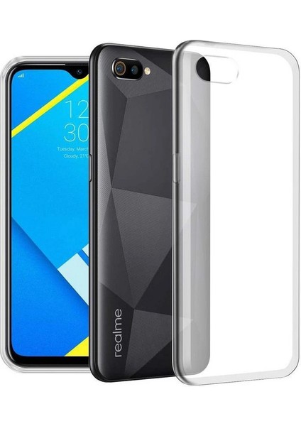 Realme C2 Şeffaf Silikon Kılıf