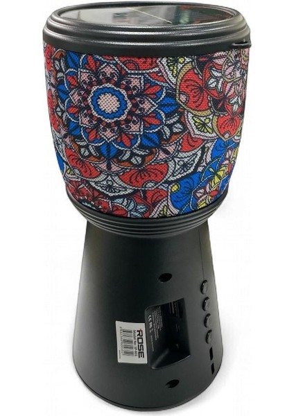 SP-601 El Fenerli Taşınabilir Solar Şarjlı Bluetooth Fm Radyo Desenli Hoparlör fırsatları