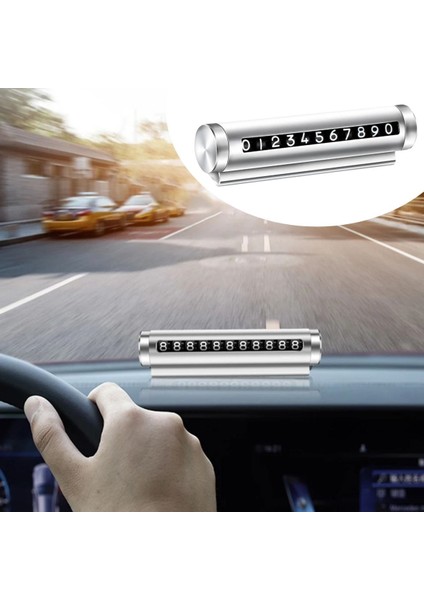 - Araç Torpido Üstü Numaratör - Alüminyum - Çevirmeli - Gri Renk modelleri