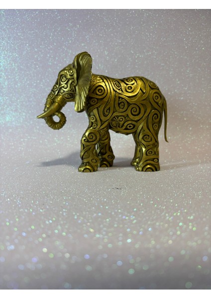 Dekoratif Mandala Tasarımlı El Boyaması Ev Aldıran Şans ve Güç Fili Biblosu fiyatları