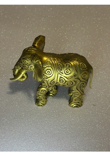 Dekoratif Mandala Tasarımlı El Boyaması Ev Aldıran Şans ve Güç Fili Biblosu modelleri