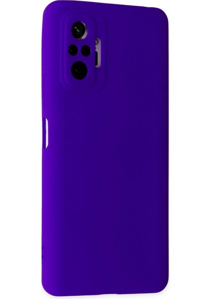 Xiaomi Redmi Note 10 Pro Kılıf Nano Içi Kadife Silikon - Mor (K95) fiyatları