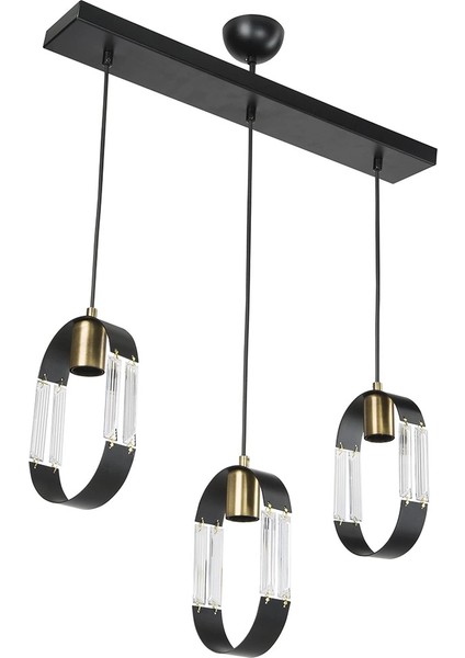 Nova 3lü Sıralı Sarkıt Avize