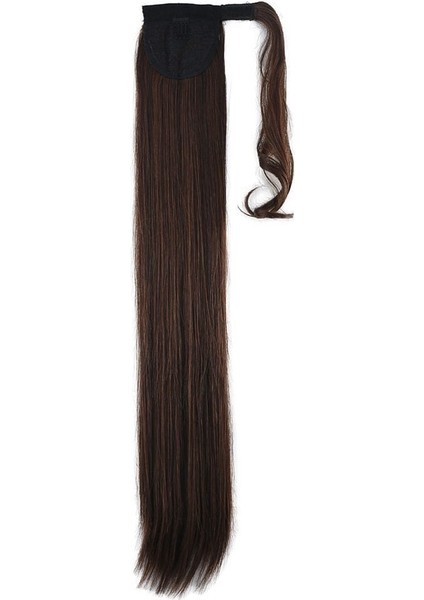 Bağlamalı Düz At Kuyruğu / Kahve Karamel fırsatları