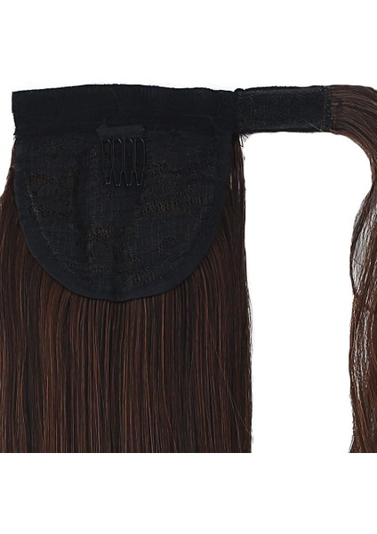 Bağlamalı Düz At Kuyruğu / Kahve Karamel indirimleri