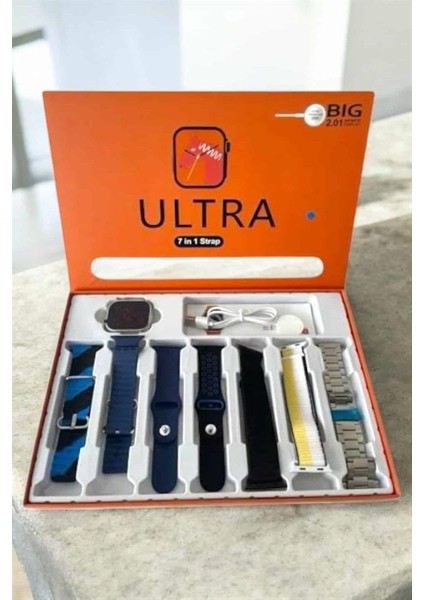 Akıllı Saat 7 Kordonlu Bildirim Görebilen Metal Kordon Gps Özelliği - M574R551-K05574 modelleri