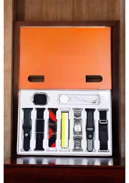 Akıllı Saat 7 Kordonlu Bildirim Görebilen Metal Kordon Gps Özelliği - M574R551-K05574 indirimleri