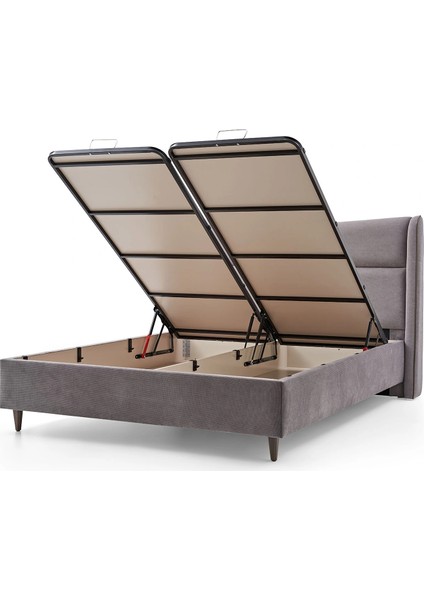 Piero Sandıklı Bazalı Karyola - 160 cm - Başlıksız fırsatları