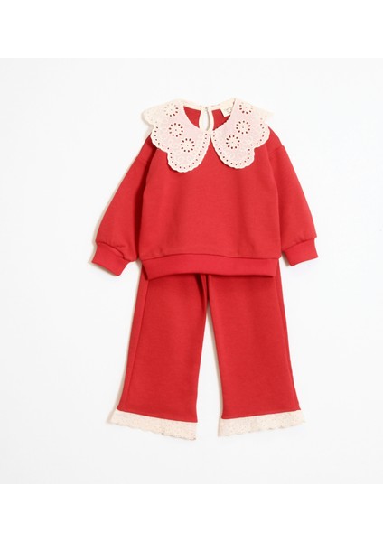 Kız Çocuk Yakalı Takım