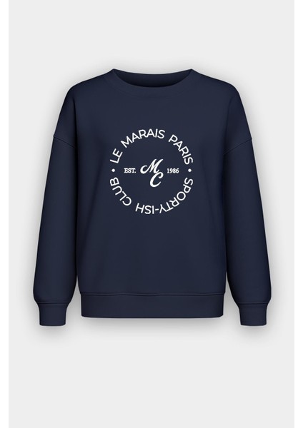 Kadın Premium Kumaş Slogan Baskılı Içi Şardonlu Oversize Sweatshirt fiyatları