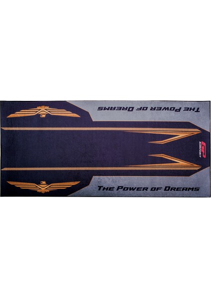 Honda Gold Wing A Model Motosiklet Halısı Siyah-Gri