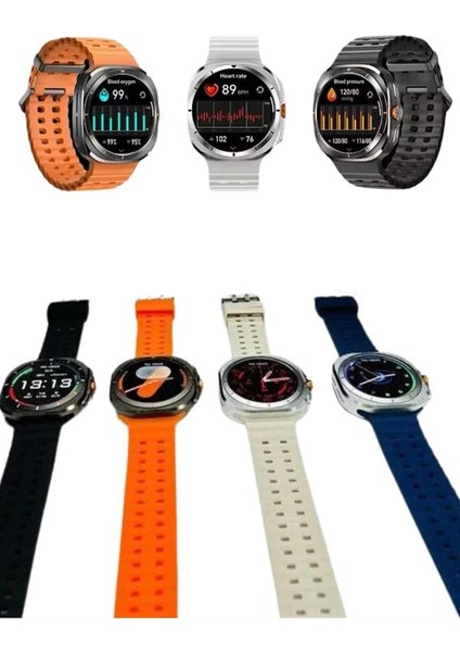 Akıllı Saat Unısex Zarif Görünümlü Titanyum Kasa Amoled Ekran Müzik Dinleme - N998J170-M179 indirimleri