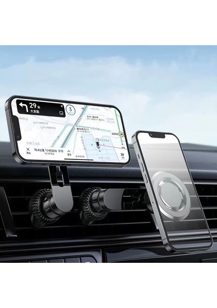 Havalandırma Tasarımlı Magsafe Araç Içi Telefon Tutucu