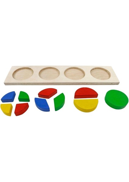 Parça Bütün Daire 4'lü