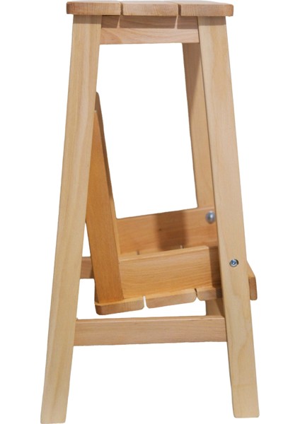 Ahşap Merdiven Tabure – 2 Basamaklı - Sağlam, Şık ve El Yapımı indirimleri