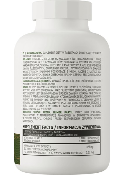 375 Mg 200 Kapsul -Ash**wagandha modelleri