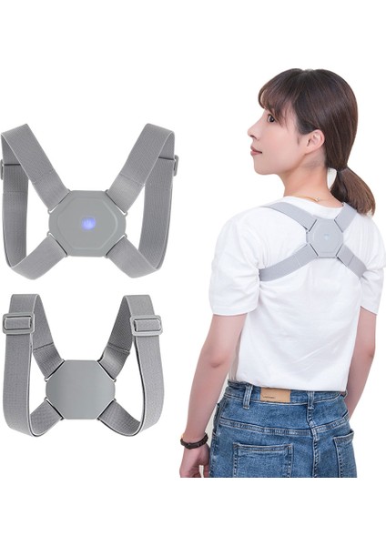 bulurum unisex titreşim sensörlü kamburluk önleyici dik duruş ayarlanabilir akıllı korse