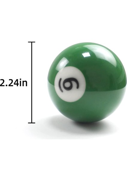 Polymath Bilardo (Pool) Topları Seti - Standart 57.2 mm (2.25 Inç), Yüksek Parlaklıkta Reçine ve Tam 16'lı Set fiyatları