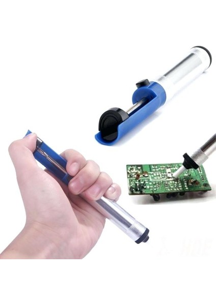 Lehim Pompası + Lehim Havya 60W Kalem Havya Seti - Profesyonel Lehimleme Kit PZ78RT fırsatları