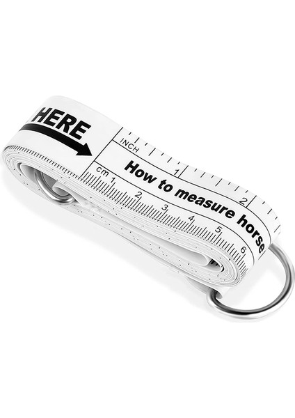 At Boyu Ağırlık Bant Ölçüm Bandı Pvc At Ölçüm Çubuğu Hayvancılık Gövdesi Ölçüm Aracı, 8,2 Feet Uzunluğunda (Yurt Dışından)