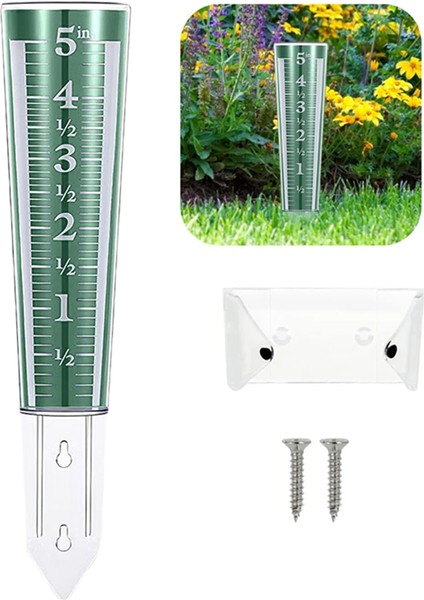 5 Inç Kapasiteli Yağmur Göstergesi Büyütülmüş Ölçekli Dış Mekan Yağmur Ölçer ve Bahçe Veranda Avlusu Için Sayılar 2 Paket Mavi (Yurt Dışından) fırsatları