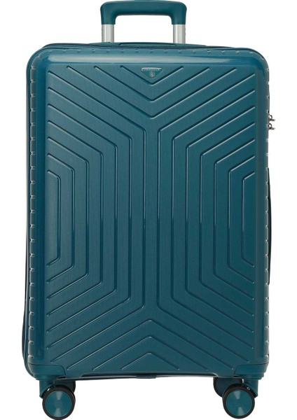 Parıs -O Pp 5pr Petrol Unisex Orta Boy Valiz