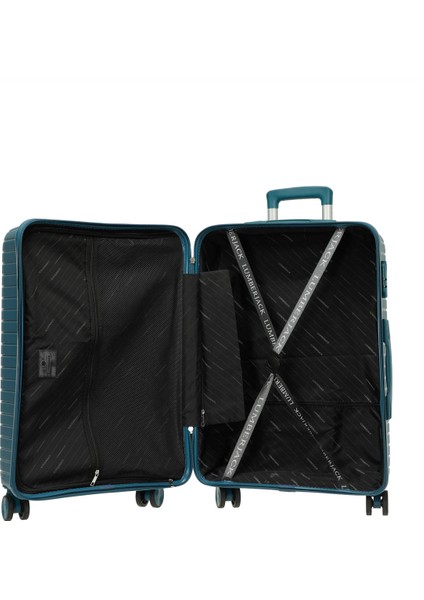 Parıs -O Pp 5pr Petrol Unisex Orta Boy Valiz modelleri