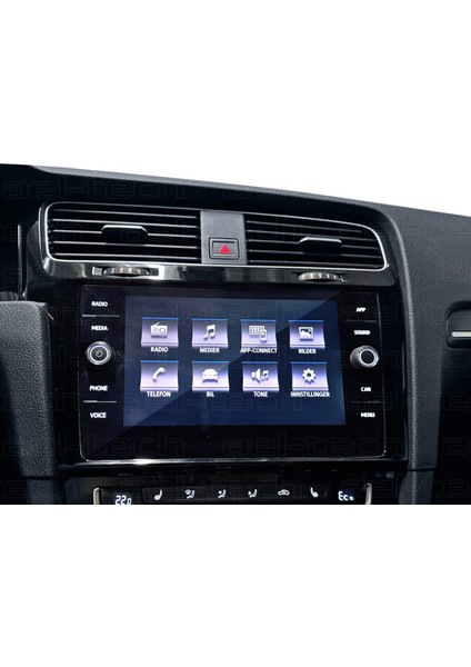 Volkswagen Golf 2017-2020 Uyumlu 8 Inç Navigasyon 9h Nano Ekran Koruyucu fiyatları