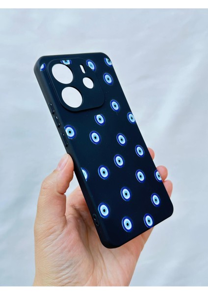 Xiaomi Redmi Note 14 Nazar Boncuk Desenli Silikon Darbe Emici Klasik Korumalı Rubber Kılıf fırsatları