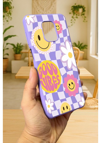 Xiaomi Redmi Note 9 Pro/9s Uyumlu Good Vibes Silikon Darbe Emici Klasik Korumalı Rubber Kılıf modelleri