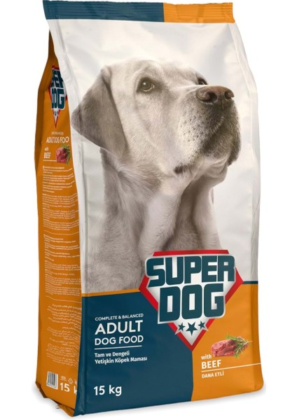 Biftekli Yetişkin Köpek Maması 15 kg