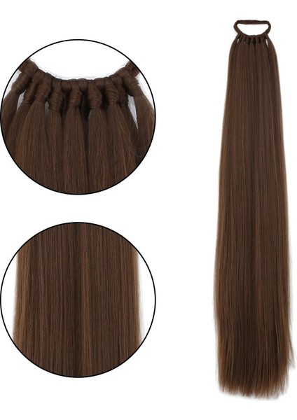 Lastik Tokalı At Kuyruğu Düz / Kumral fiyatları