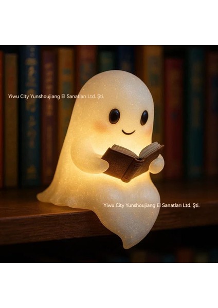 Sevimli Hayalet Okuma Kitabı Lamp Cadılar Bayramı Hayalet Gece (Yurt Dışından)