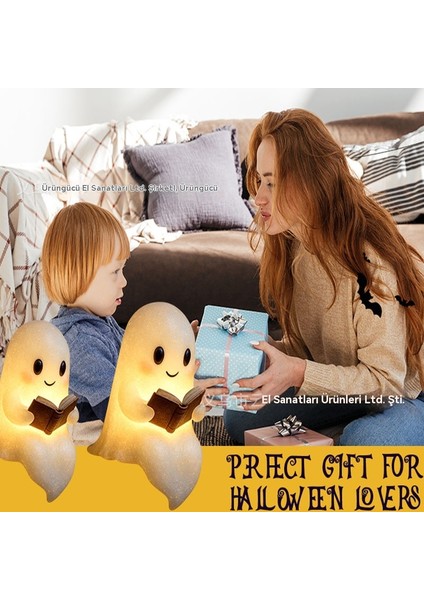 Sevimli Hayalet Okuma Kitabı Lamp Cadılar Bayramı Hayalet Gece (Yurt Dışından) fiyatları