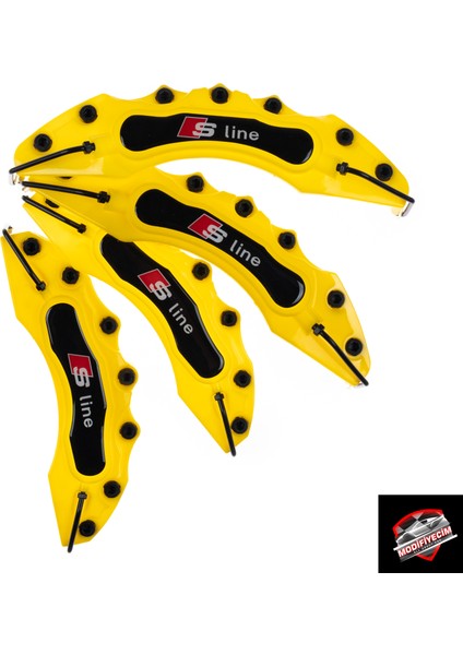 Sarı S-Line 4'lü Kaliper Seti Yapıştırma Logolu fiyatları