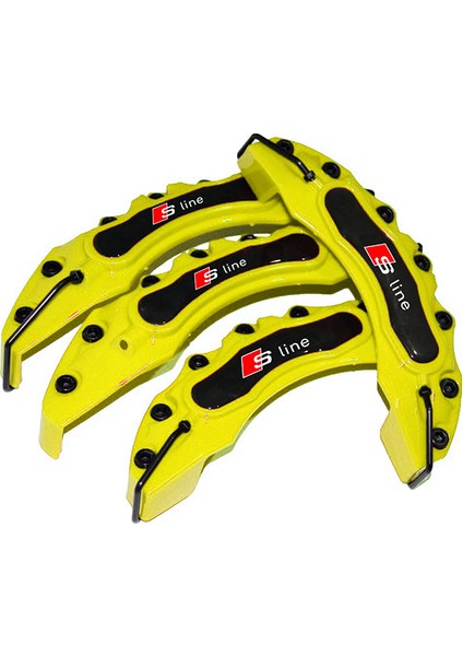 Sarı S-Line 4'lü Kaliper Seti Yapıştırma Logolu modelleri