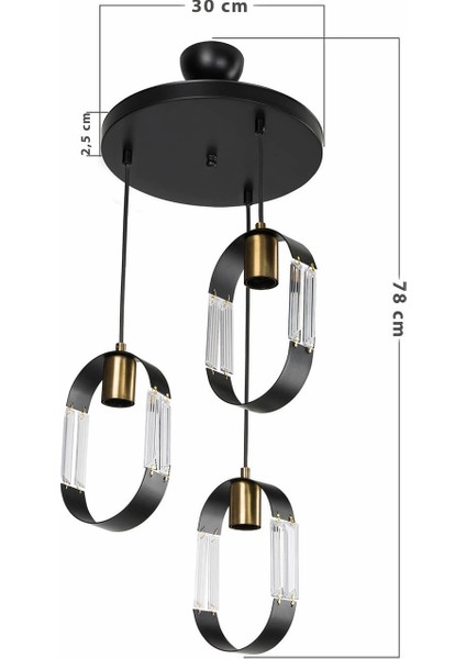 Nova 3lü Avize Çember fırsatları