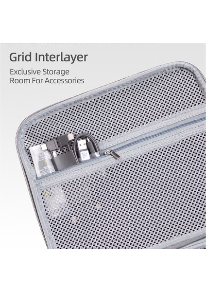 Djı Mini 3 Pro / Mini 3 Taşıma Çantası, Taşınabilir Kutu, Rc Aksesuarları, Seyahat Çantası Için Darbeye Dalı Saklama Çantası - Gri / Siyah (Yurt Dışından) modelleri