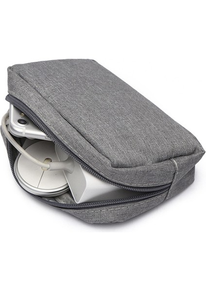 Zzrs Dijital Saklama Çantası Güç Bankası Veri Kablosu Şarj Cihazı Aksesuarlar Taşınabilir Kese (Boyut: S) - Gri (Yurt Dışından) modelleri