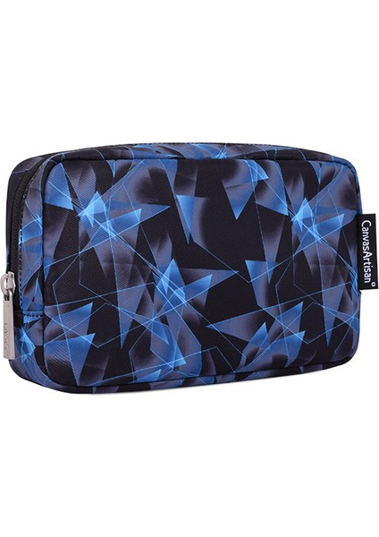 Canvasartısan H11-S11 Polyester Küçük Saklama Kutusu Elmas Dokulu Tasarım Telefon Fare Taşıma Çantası Dijital Aksesuar Çantası - Mavi (Yurt Dışından) fiyatları