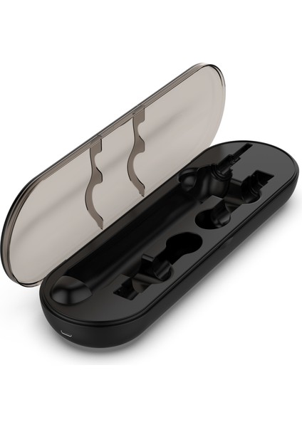 Oral-B D16 D20 P2000 P3000 P4000 Elektrikli Diş Fırçası Için USB Şarj Kablolu Plastik Seyahat Çantası Saklama Çantası (Yurt Dışından) indirimleri