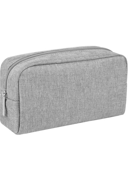 Haweel HWL2126 Dijital Aksesuarlar Için Taşınabilir Taşıma Çantası Suya Dalı Fermuarlı Çanta Veri Kablosu Güç Bankası Saklama Kılıfı - Gri (Yurt Dışından)