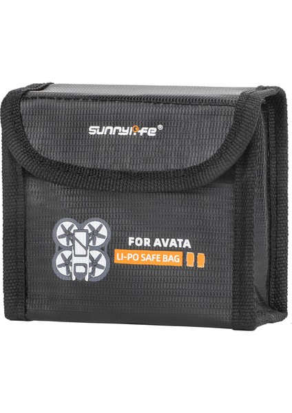 Sunnylıfe AT-DC478 Djı Avata 2 Pil Güvenlik Saklama Çantası Patlamaya Dalı Isıya Dalı Lityum Pil Koruyucu Kılıf (Yurt Dışından)