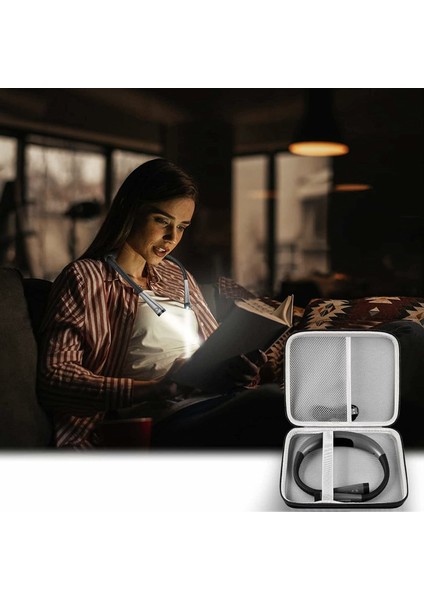 Boyuna Monte LED Okuma Işığı Saklama Çantası Eva + Naylon Kılıf Seyahat Düzenleyici El Çantası (Yurt Dışından) modelleri