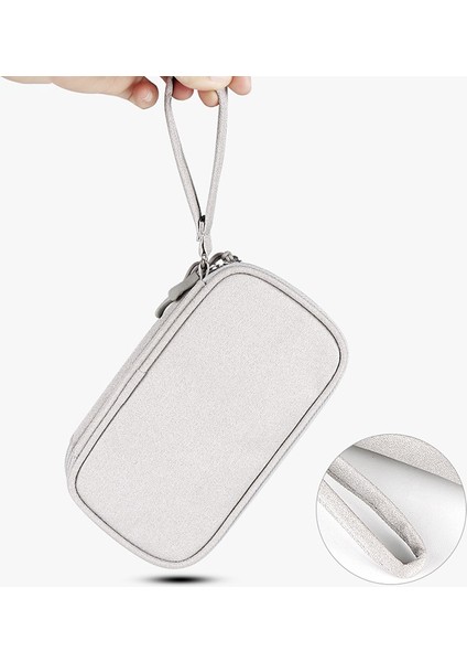 Boyut S (19X11X5,5 Cm) Aksesuar Çantası Seyahat Düzenleyici Çantası USB Kablo Sd Kart Şarj Cihazı - Siyah (Yurt Dışından) fiyatları