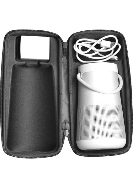 Bose Soundlink Revolve+ Için Naylon Karbon Fiber Darbeye Dalı Taşınabilir Saklama Çantası - Siyah (Yurt Dışından) modelleri