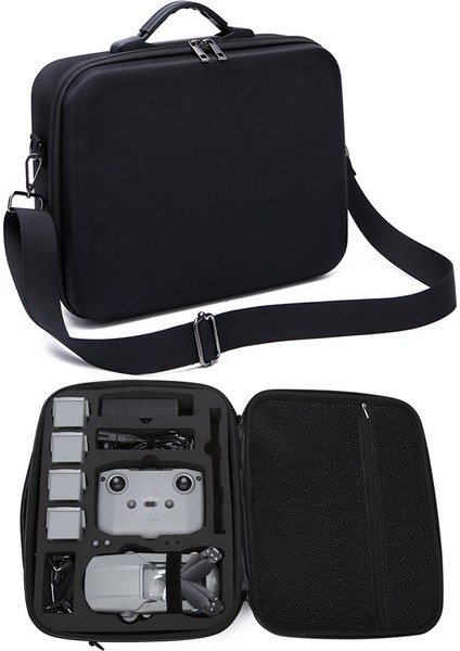 Djı Mavic Air 2/2s Için Bkano Saklama Çantası Darbeye Dalı Naylon Eva Taşıma Çantası Taşınabilir Kutu Rc Aksesuarları Seyahat Kiti (Yurt Dışından)