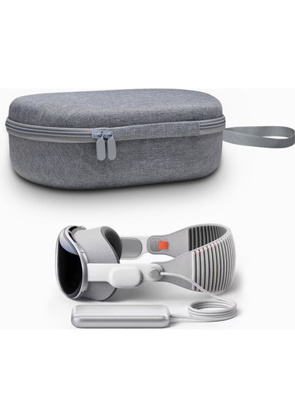 Jys JYS-APP001 Apple Vision Pro Vr Aksesuarları Için Saklama Çantası, Gri Keten Kılıf (Yurt Dışından) modelleri