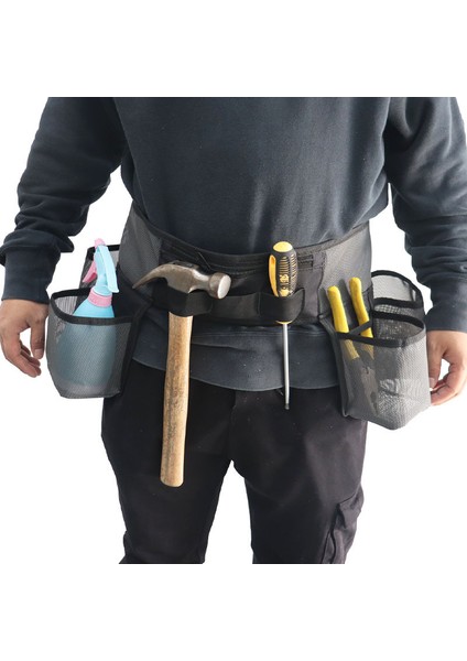 KG0208 Marangoz Elektrikçi Tamir Aletleri Saklama Bel Çantası 600D Oxford Kumaş Çekiç Pense Kılıfı Düzenleyici (Yurt Dışından) fiyatları